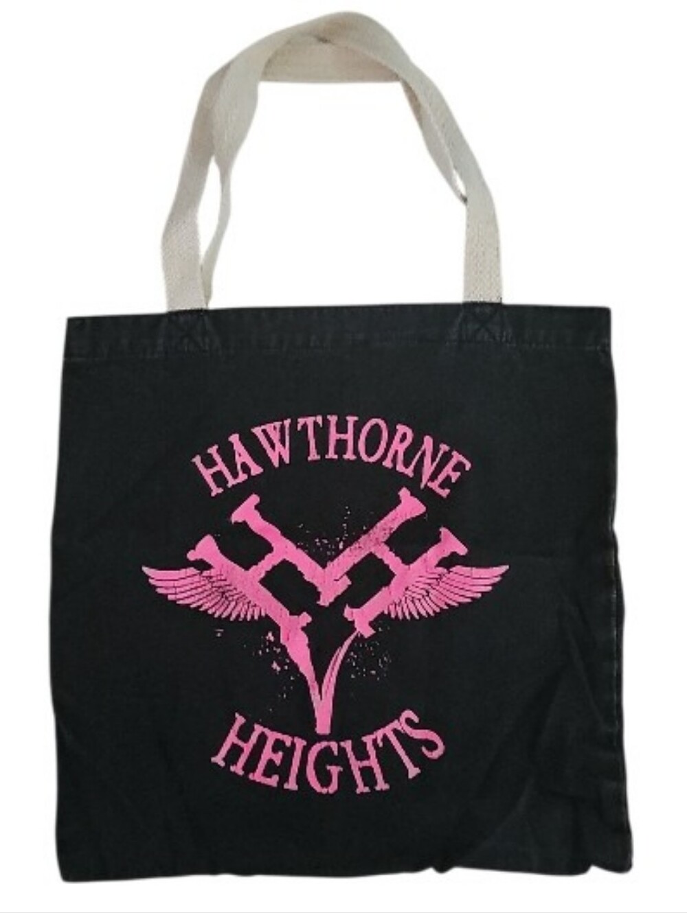 Vintage 2005 Warped Tour Hawthorne Heights Tote Bag Cincinnati Emo Y2K Rare